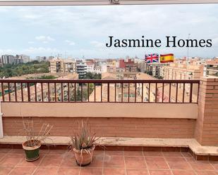 Terrace of Attic to rent in  Valencia Capital  with Air Conditioner, Terrace and Balcony