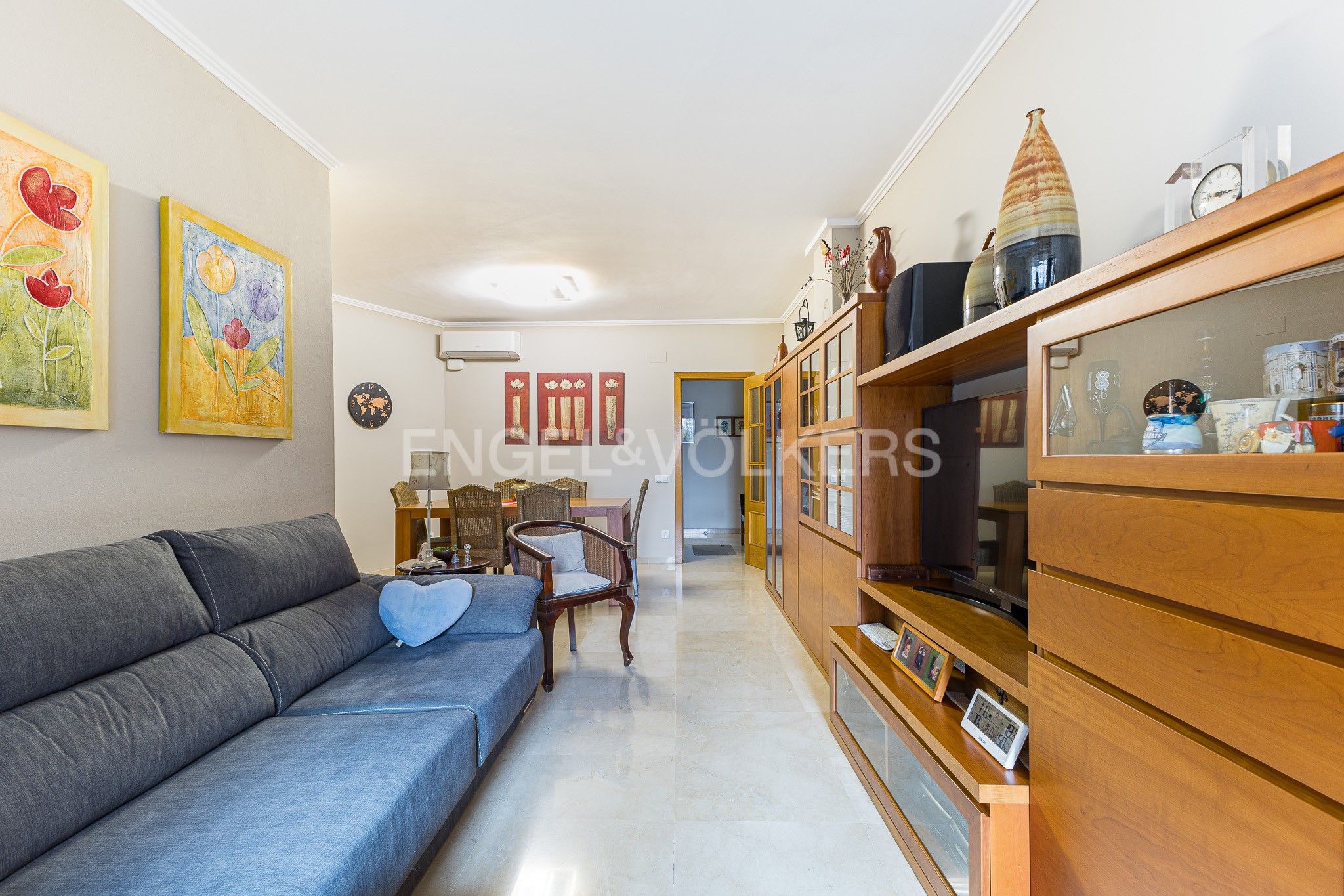 Living room of Apartment for sale in  Barcelona Capital  with Air Conditioner, Heating and Furnished