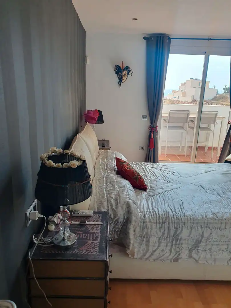 Habitación de Casa adosada de alquiler en Roquetas de Mar con Aire acondicionado, Calefacción y Parquet