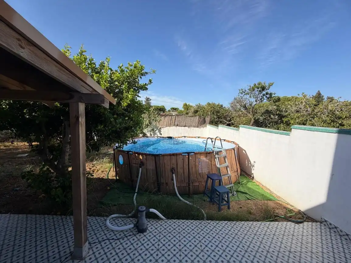 Piscina de Finca rústica en venta en Chiclana de la Frontera