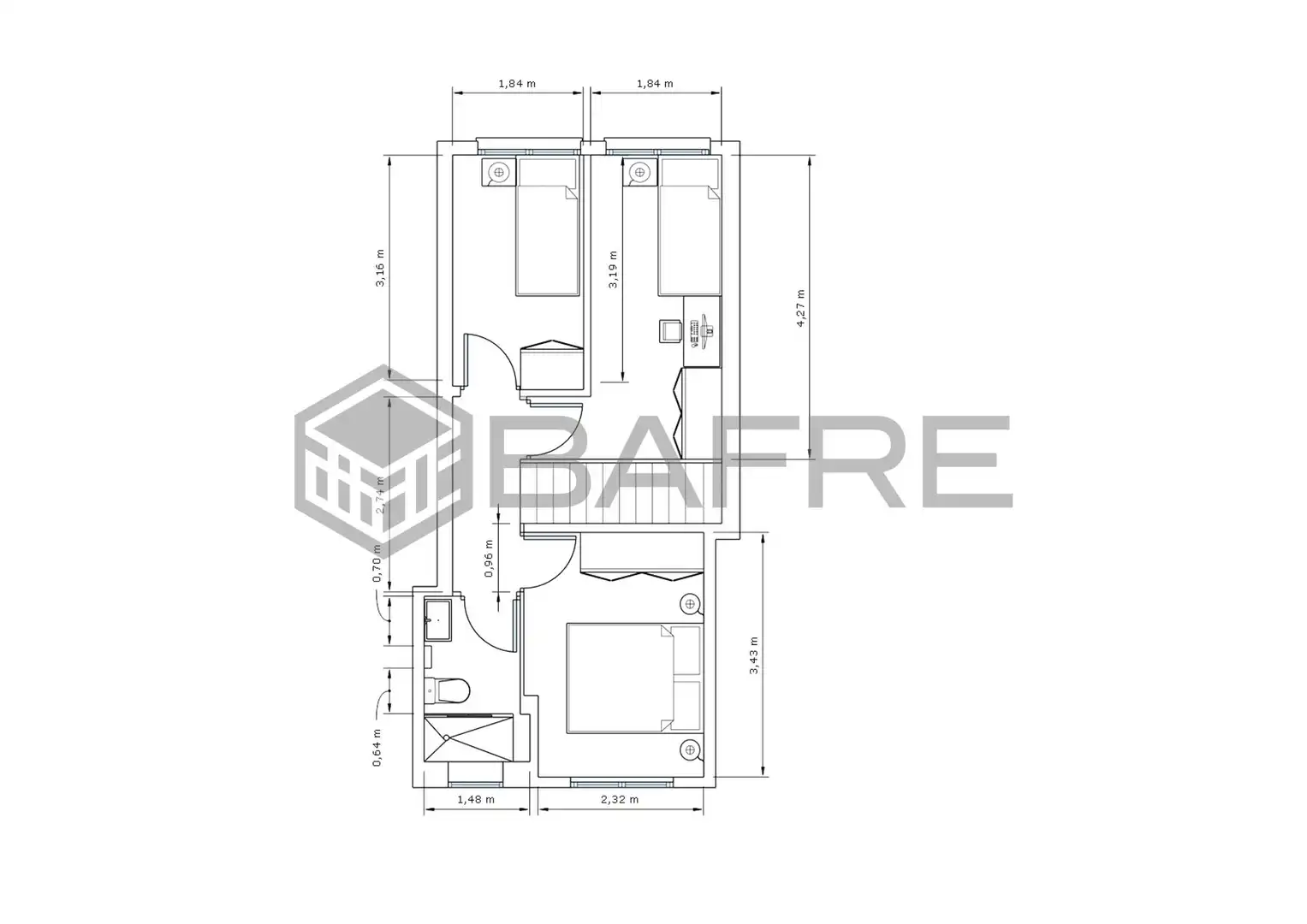Bedroom of Duplexes for sale in Madrid  with Heating