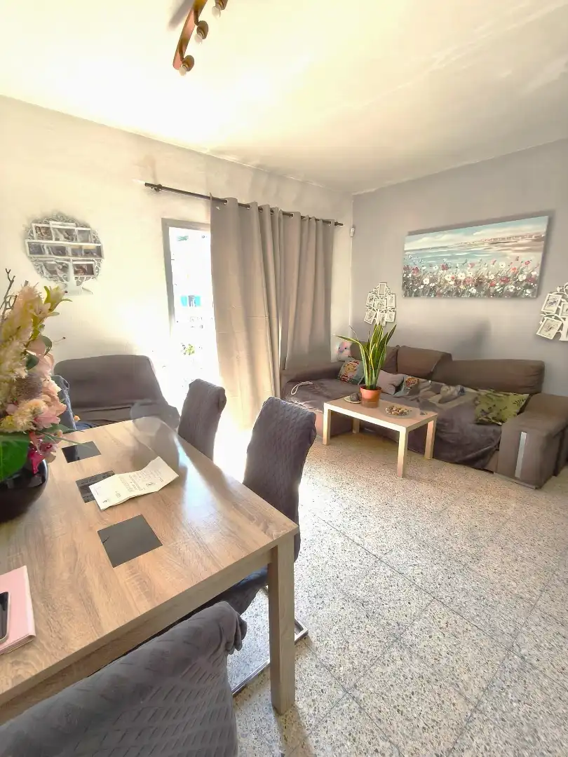Sala de estar de Piso en venta en Barcelona con Parquet y Balcón
