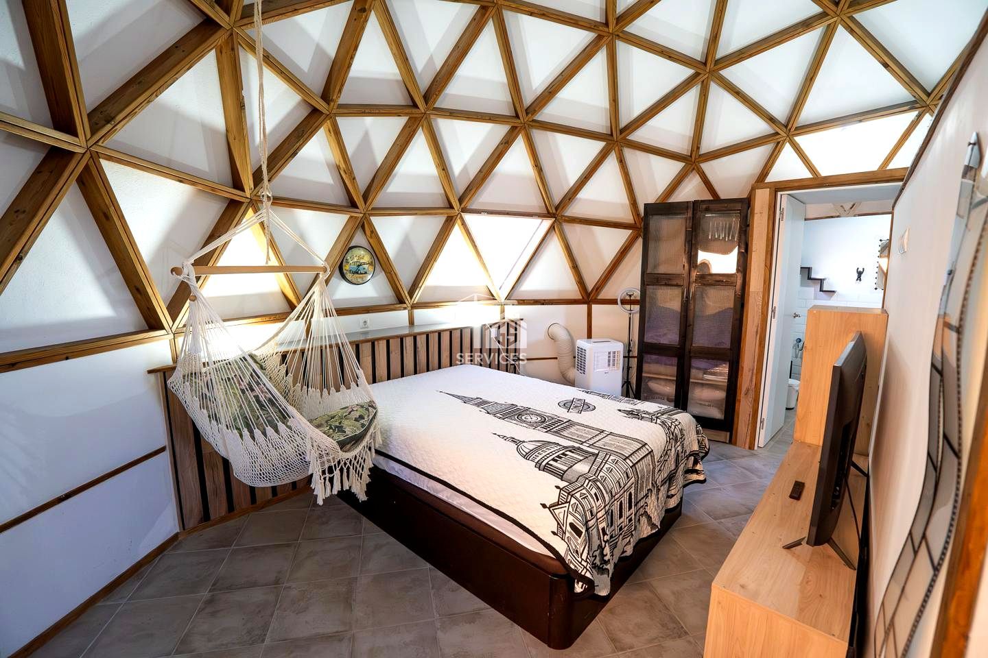 Bedroom of Study to rent in Granadilla de Abona  with Air Conditioner, Heating and Private garden