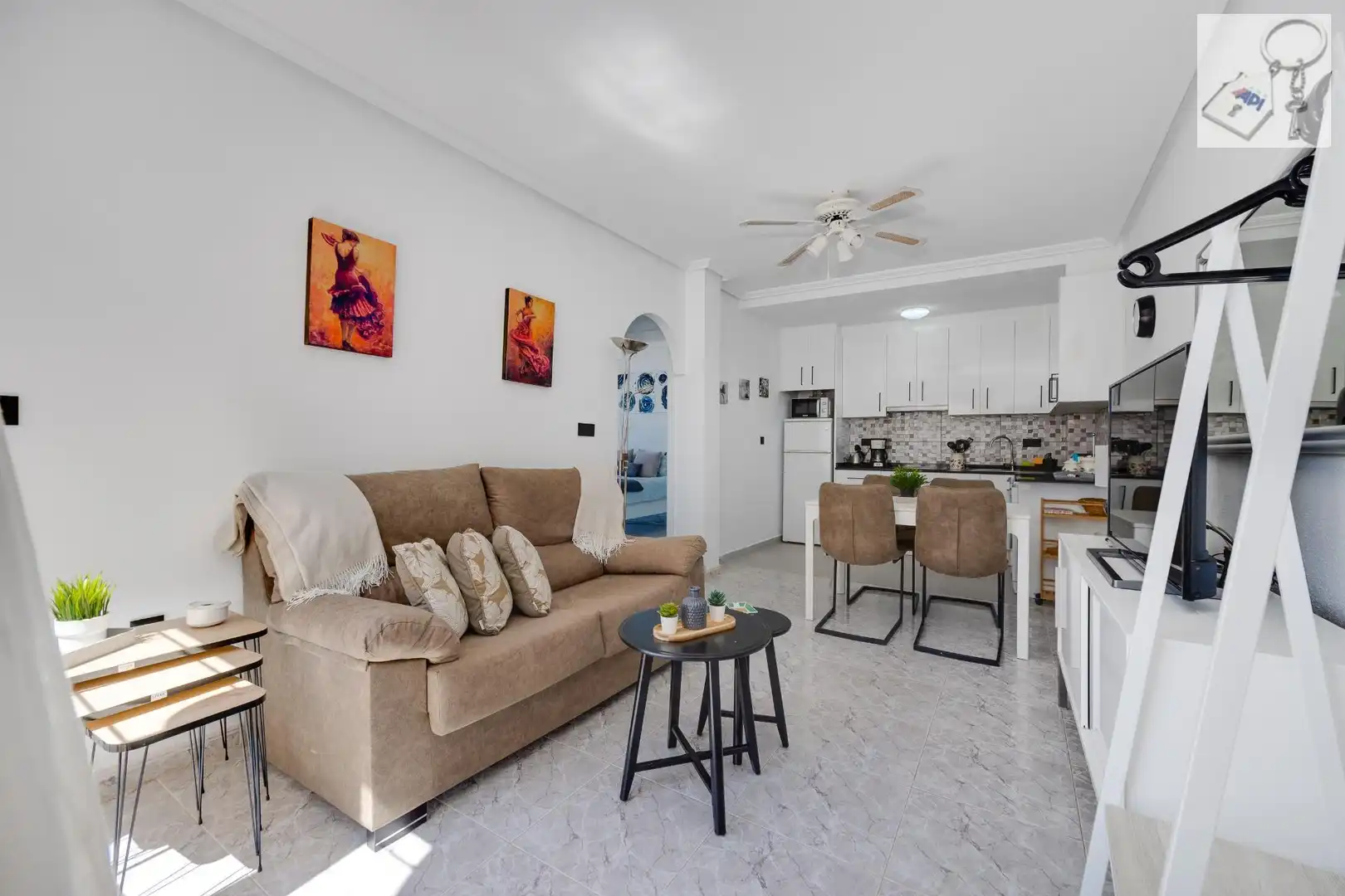 Living room of Attic for sale in Orihuela  with Furnished