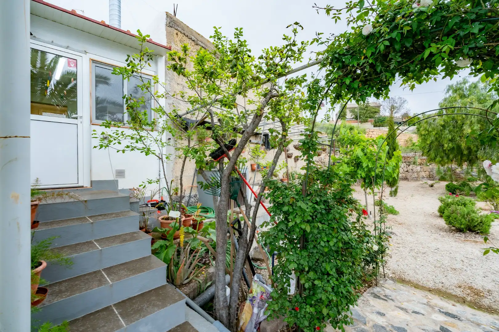 Terraza de Finca rústica en venta en Granadilla de Abona con Aire acondicionado, Jardín privado y Terraza