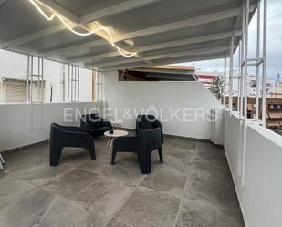 Terrace of Attic to rent in  Valencia Capital  with Air Conditioner and Balcony