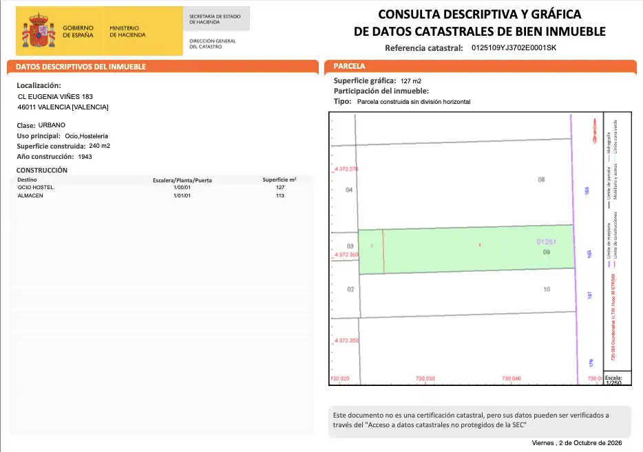 Reihenhaus zum Verkauf in Calle de Eugenia Viñes 113, imagen 23