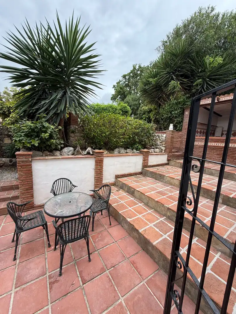 Terraza de Finca rústica en venta en Coín con Aire acondicionado, Calefacción y Jardín privado