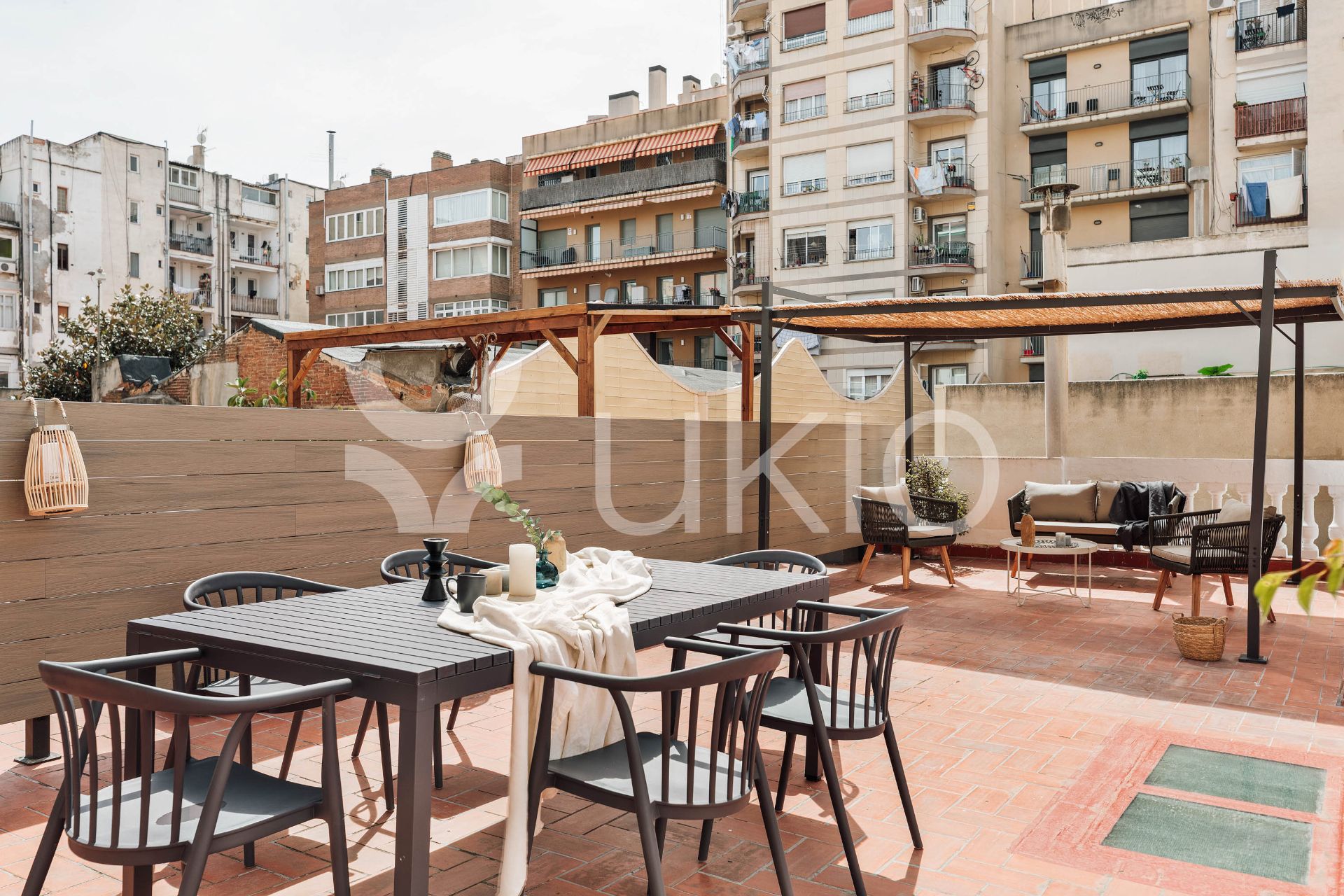 Terrassa de Apartament de lloguer en  Barcelona Capital amb Aire condicionat, Calefacció i Terrassa