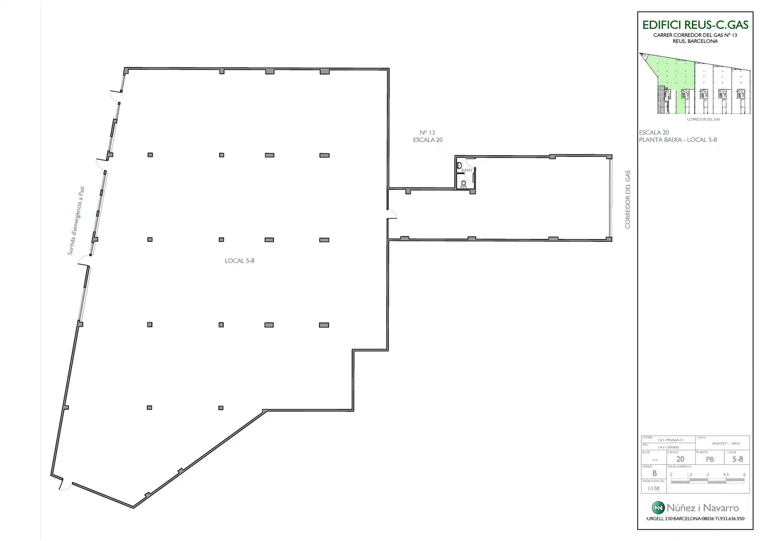 Business premises to rent in CALLE CORREDOR DEL GAS LOCAL 5.8 ESC. 20 13 L, imagen 14
