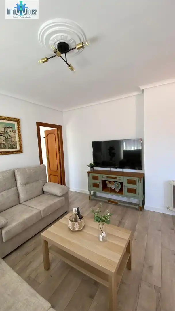 Sala de estar de Piso de alquiler en Albacete con Aire acondicionado, Calefacción y Terraza