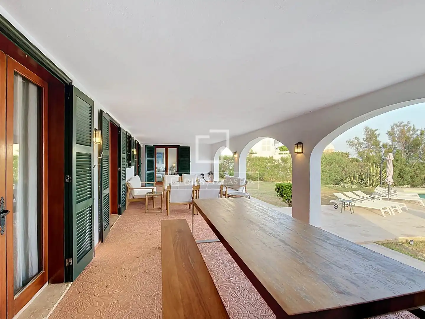 Terrassa de Casa o xalet de lloguer en Lloret de Mar amb Aire condicionat, Calefacció i Jardí privat