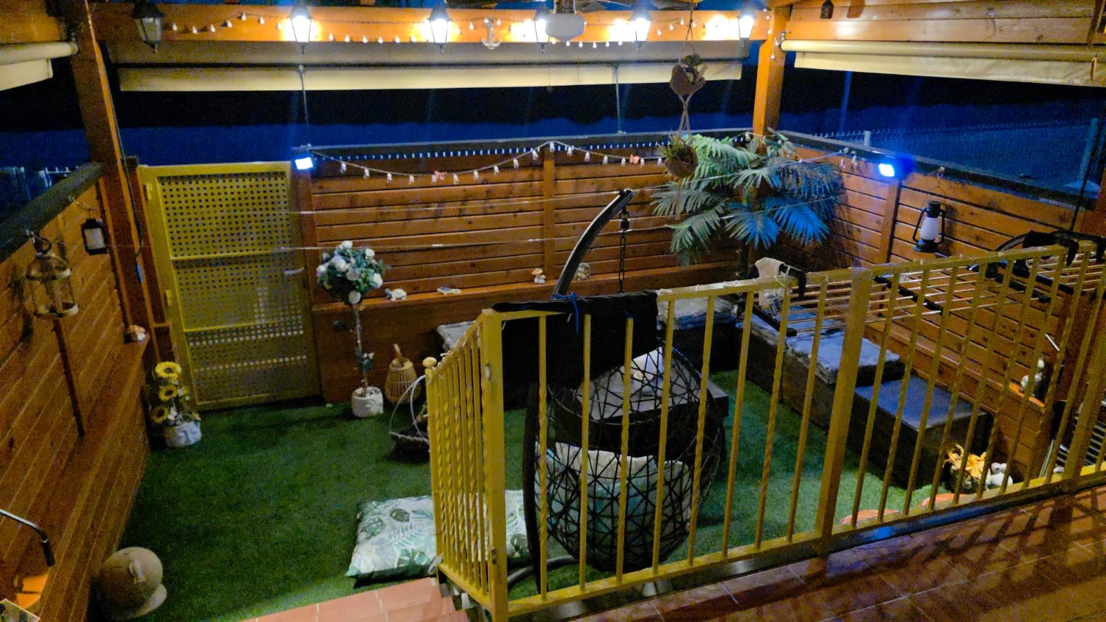 Terrace of Single-family semi-detached for sale in Estivella  with Air Conditioner, Parquet flooring and Community pool