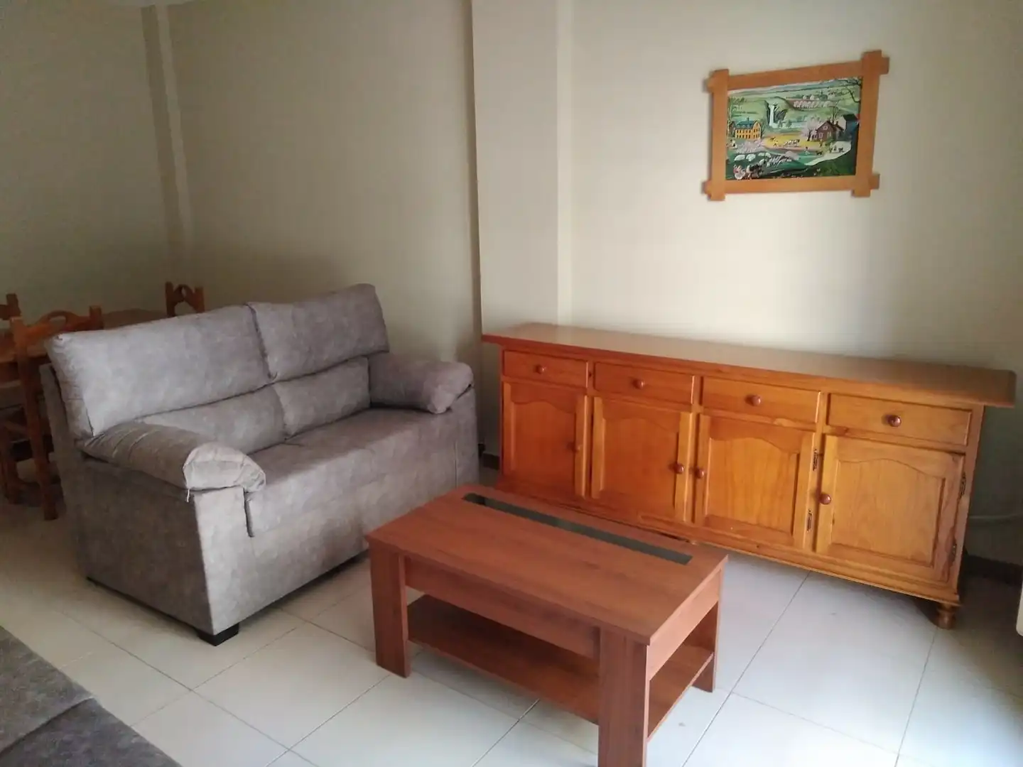 Sala d'estar de Apartament de lloguer en Ciudad Real amb Moblat
