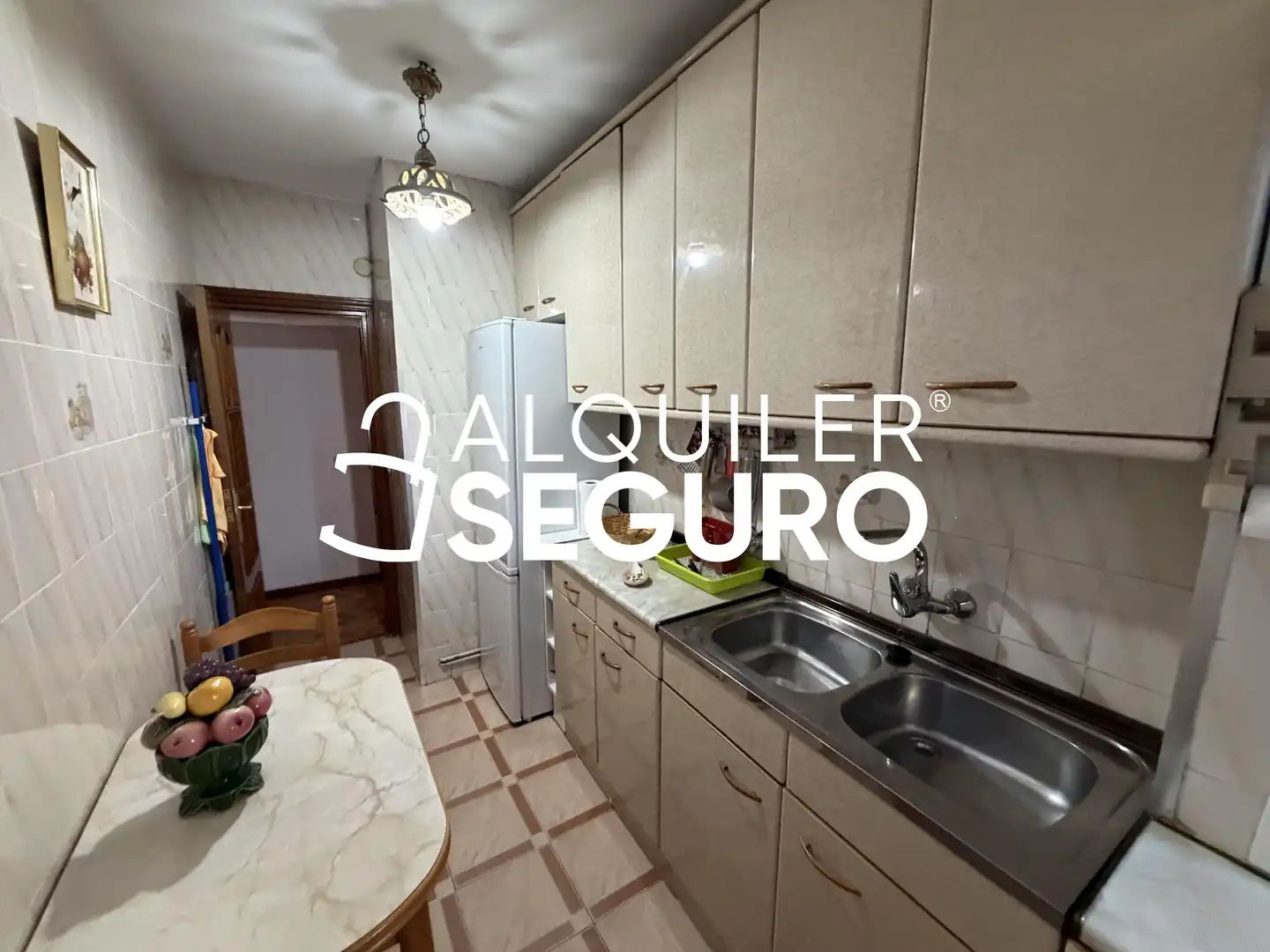 Cuina de Pis de lloguer en Leganés amb Aire condicionat, Calefacció i Terrassa