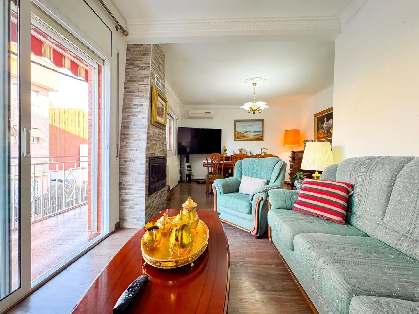 Living room of Detached homes for sale in Gavà  with Air Conditioner, Heating and Private garden