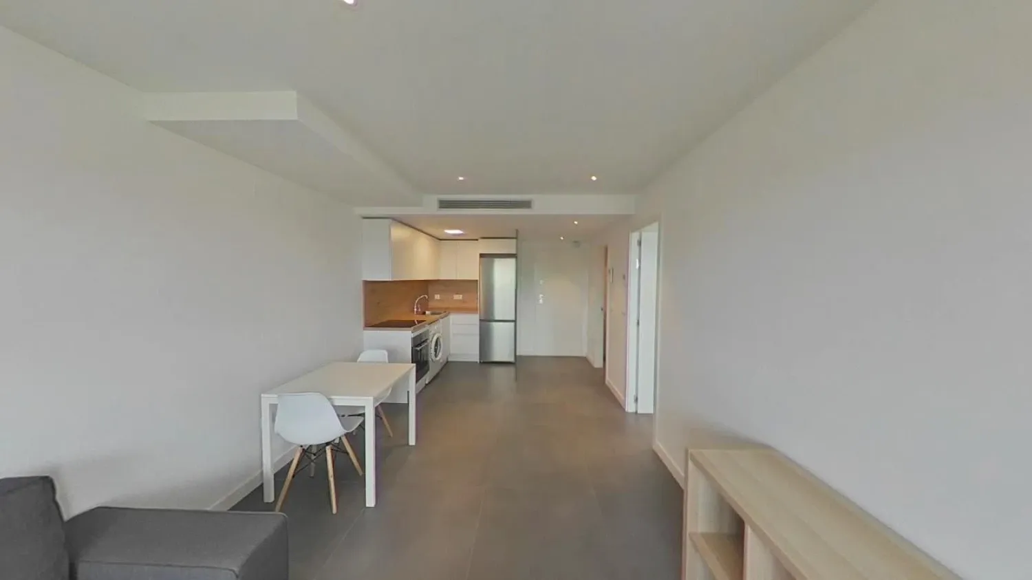 Cuina de Apartament de lloguer en  Murcia Capital amb Aire condicionat, Moblat i Rentadora