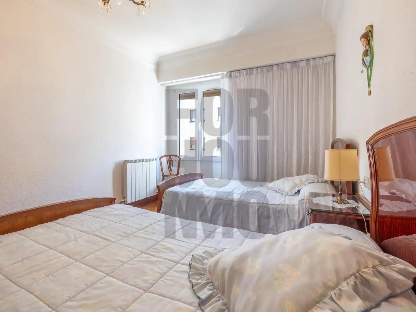 Bedroom of Flat for sale in Donostia - San Sebastián   with Heating, Parquet flooring and Terrace