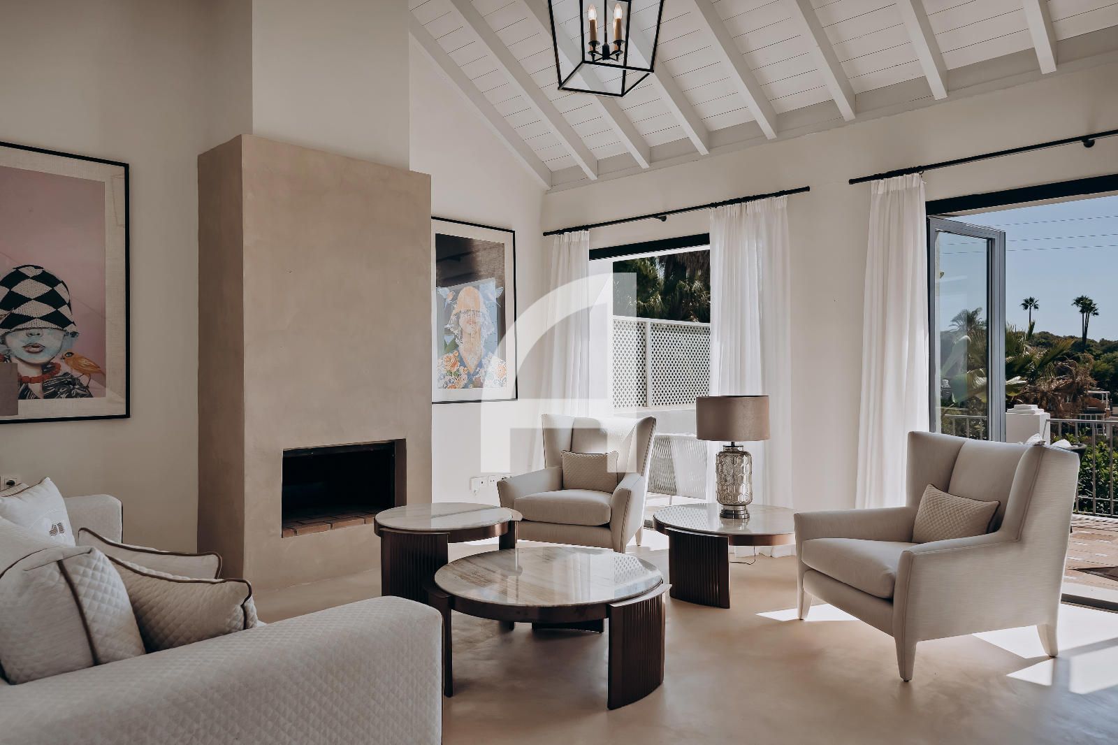 Living room of House or chalet for sale in Marbella  with Air Conditioner, Heating and Private garden