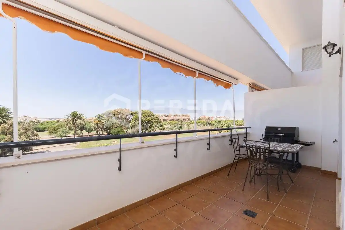 Terrace of Apartments for sale in Roquetas de Mar  with Air Conditioner, Private garden and Terrace