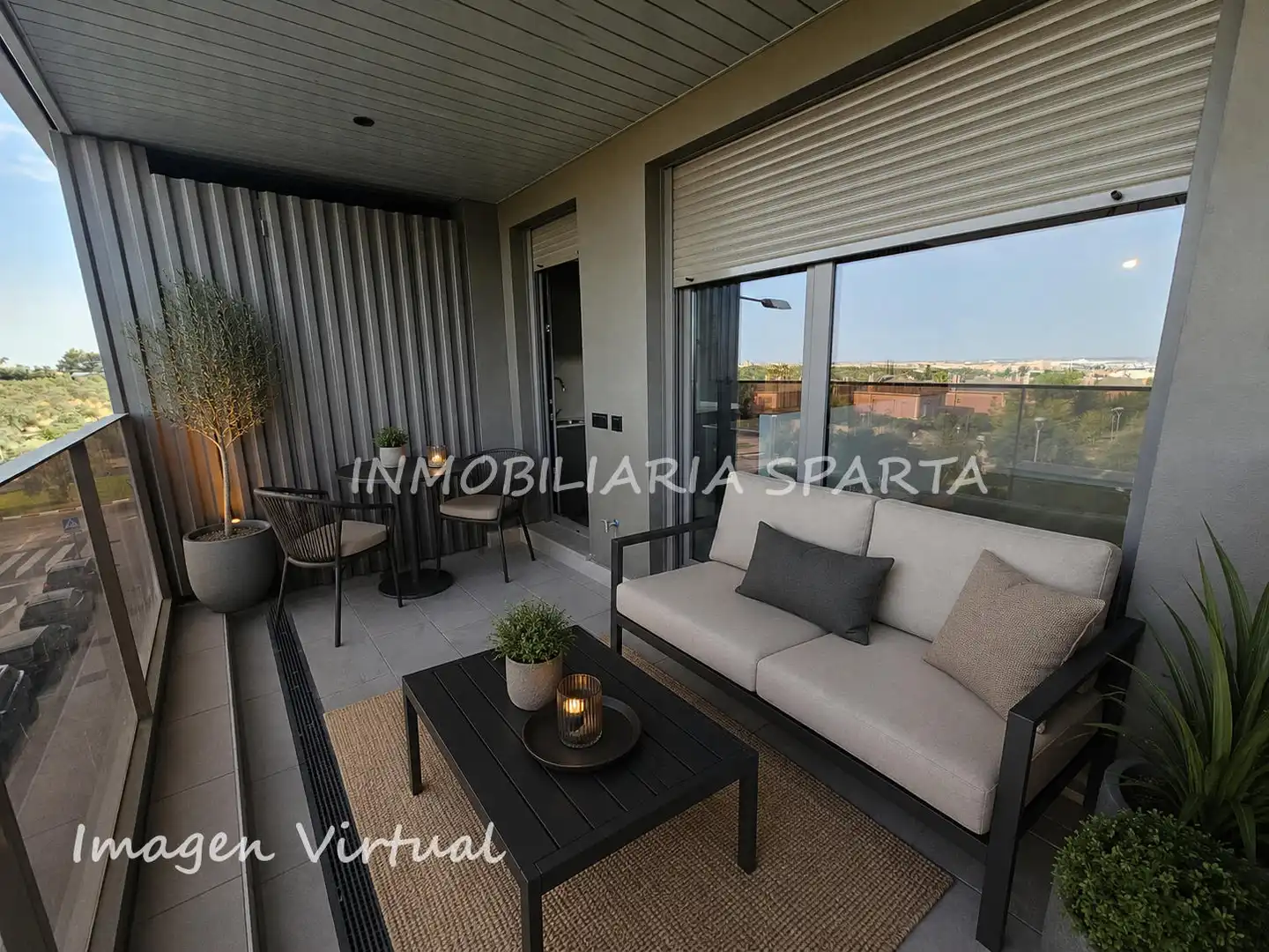 Terrace of Flat for rent in Tomares  with Air Conditioner, Heating and Terrace