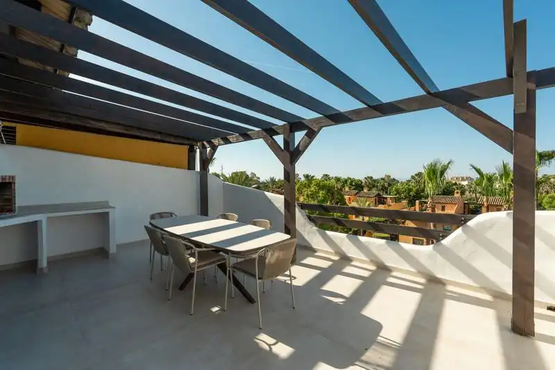 Terrace of Detached homes for rent in Marbella  with Air Conditioner, Heating and Private garden