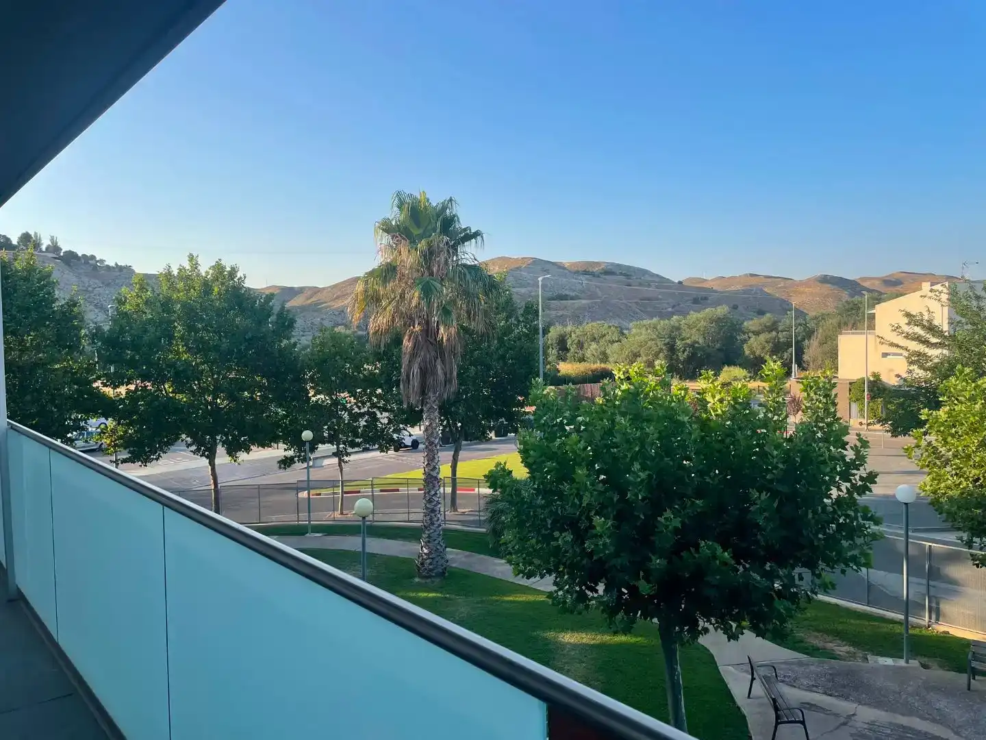Vista exterior de Piso en venta en Cuarte de Huerva con Aire acondicionado y Piscina