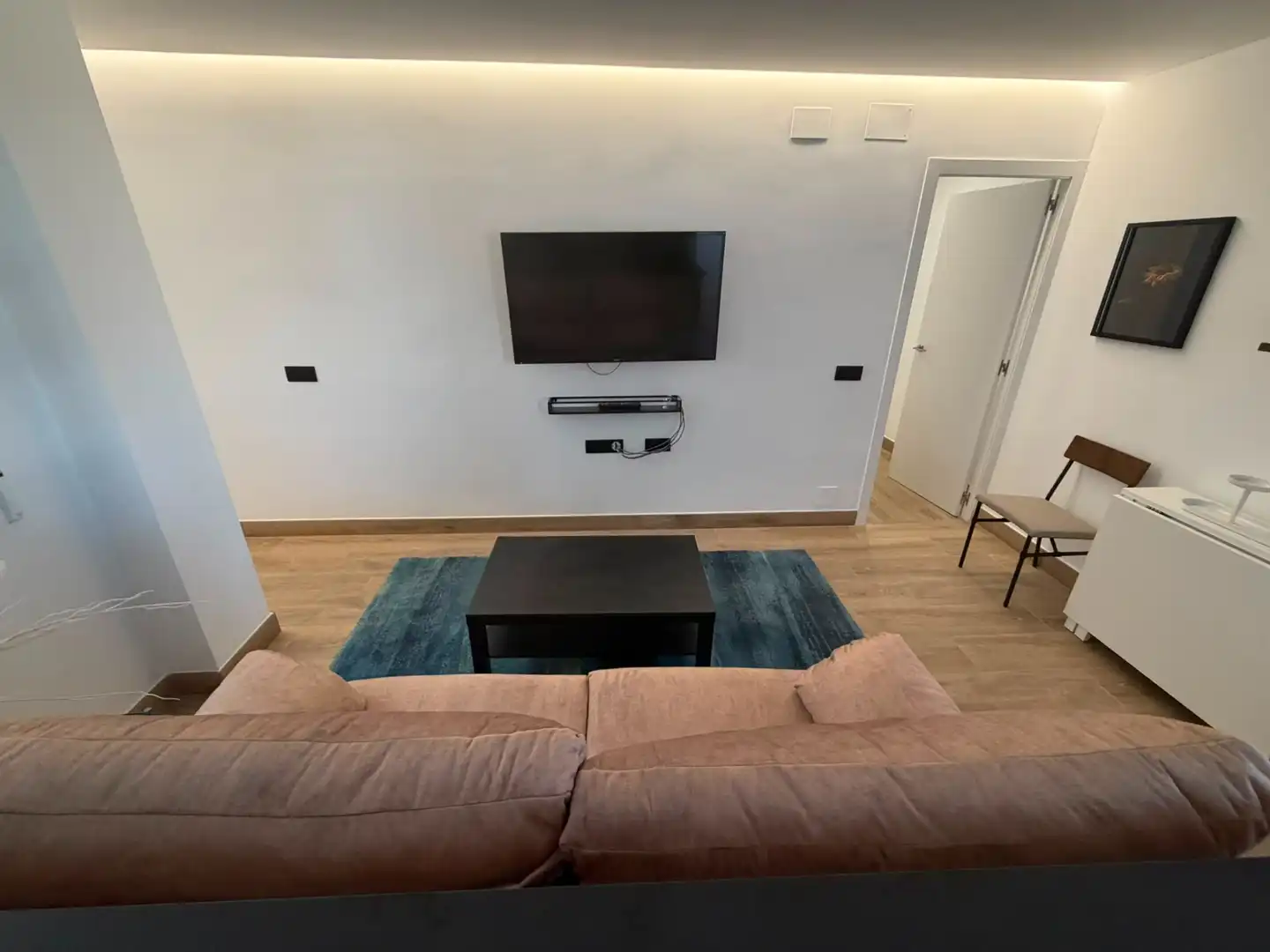 Sala d'estar de Pis en venda en Jaén amb Aire condicionat, Moblat i Balcó