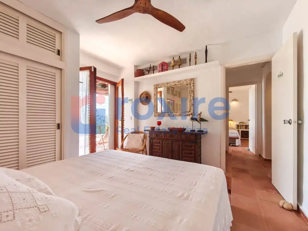 Bedroom of Houses for rent in Sant Josep de sa Talaia  with Air Conditioner, Private garden and Terrace