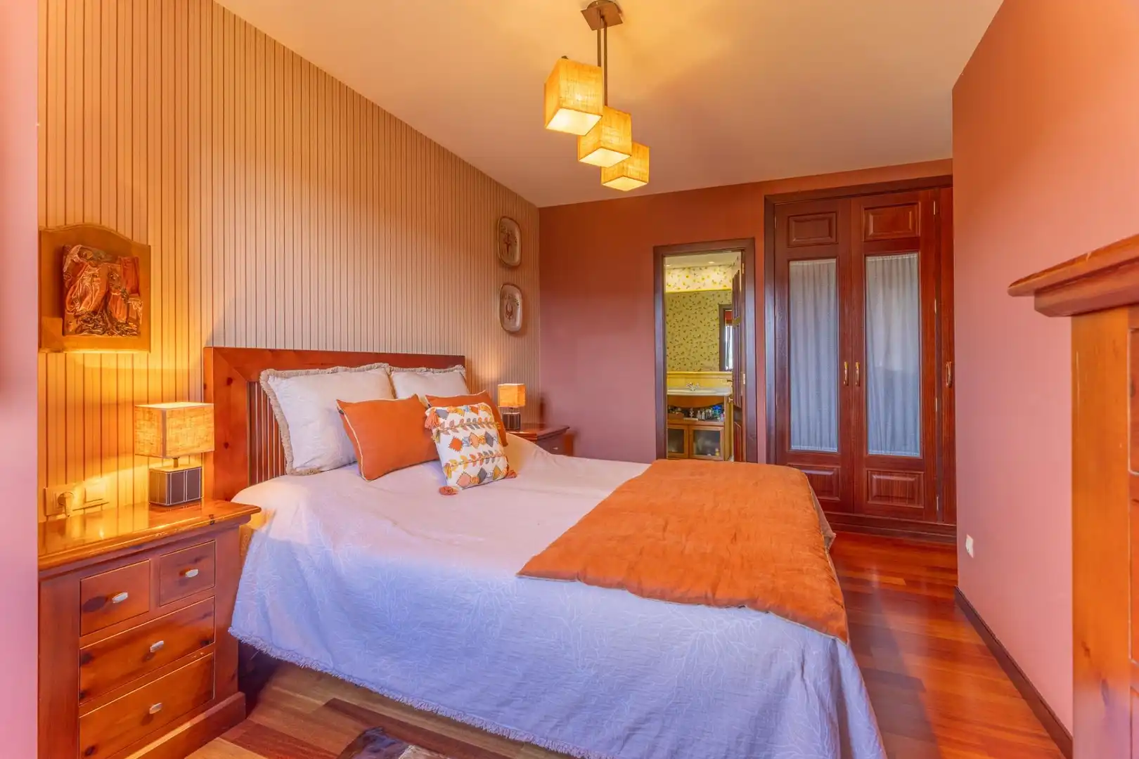 Habitación de Casa o chalet en venta en A Cañiza   con Calefacción, Jardín privado y Terraza
