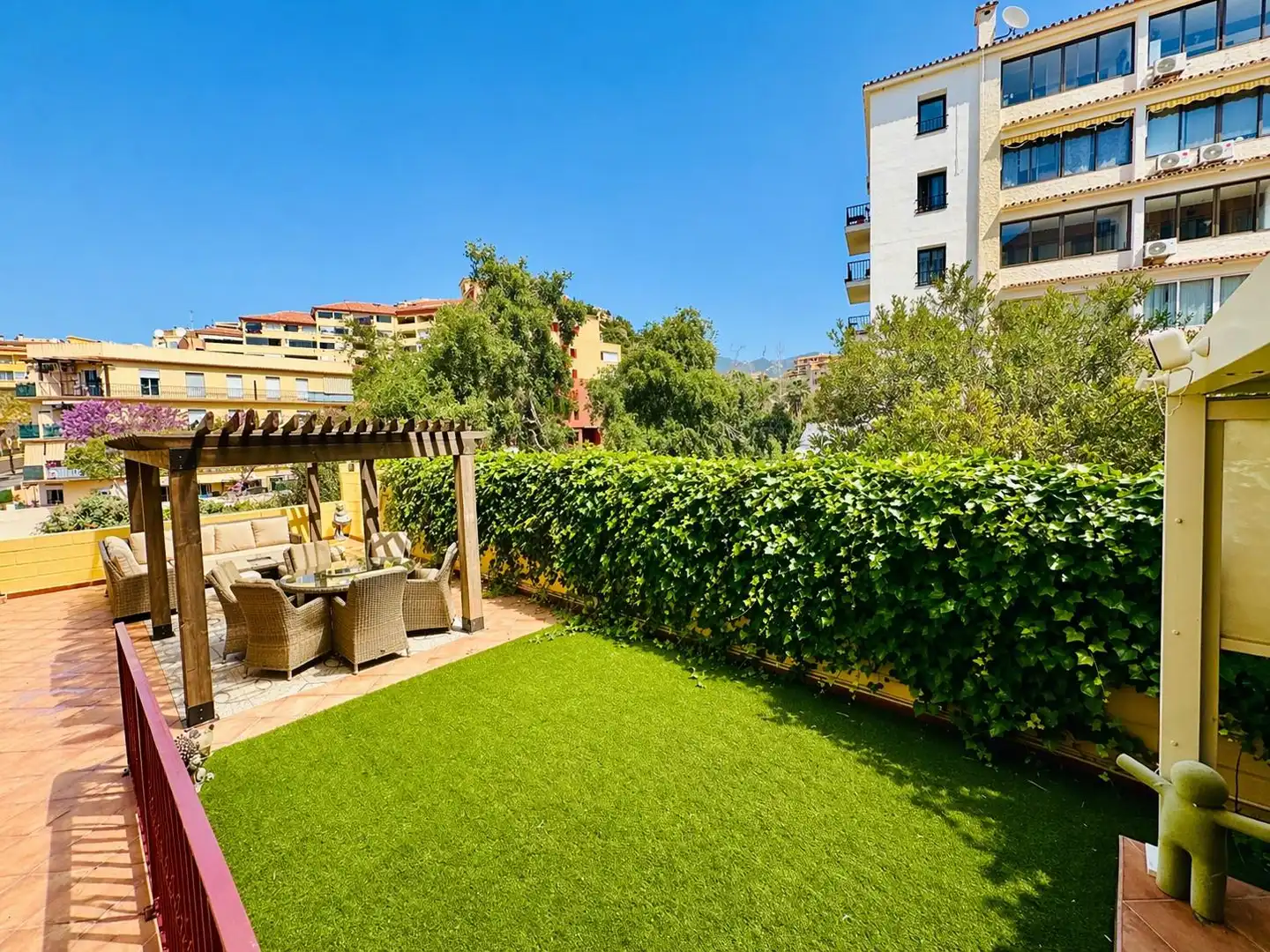 Terraza de Planta baja en venta en Fuengirola con Aire acondicionado, Parquet y Terraza