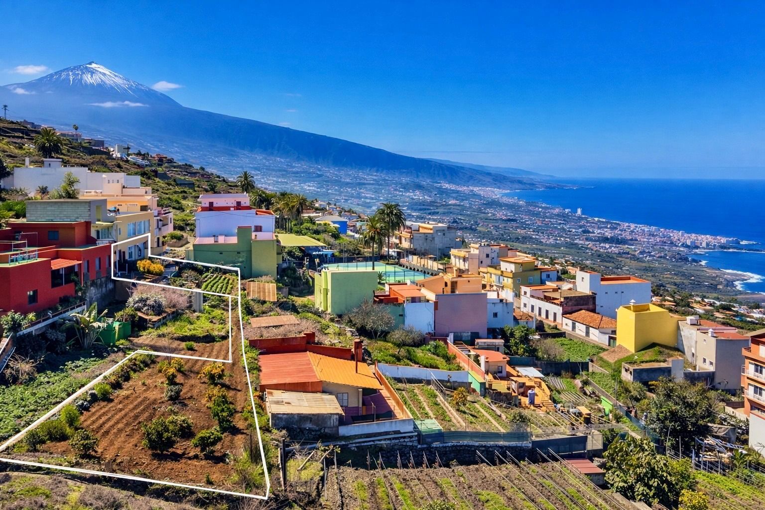 Vista exterior de Pis en venda en Santa Úrsula amb Jardí privat i Moblat