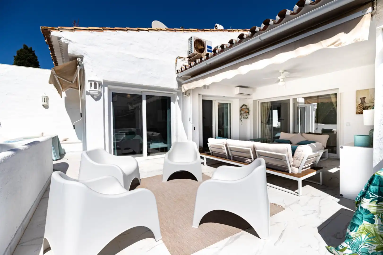 Terrace of Flat for rent in Marbella  with Air Conditioner, Heating and Terrace