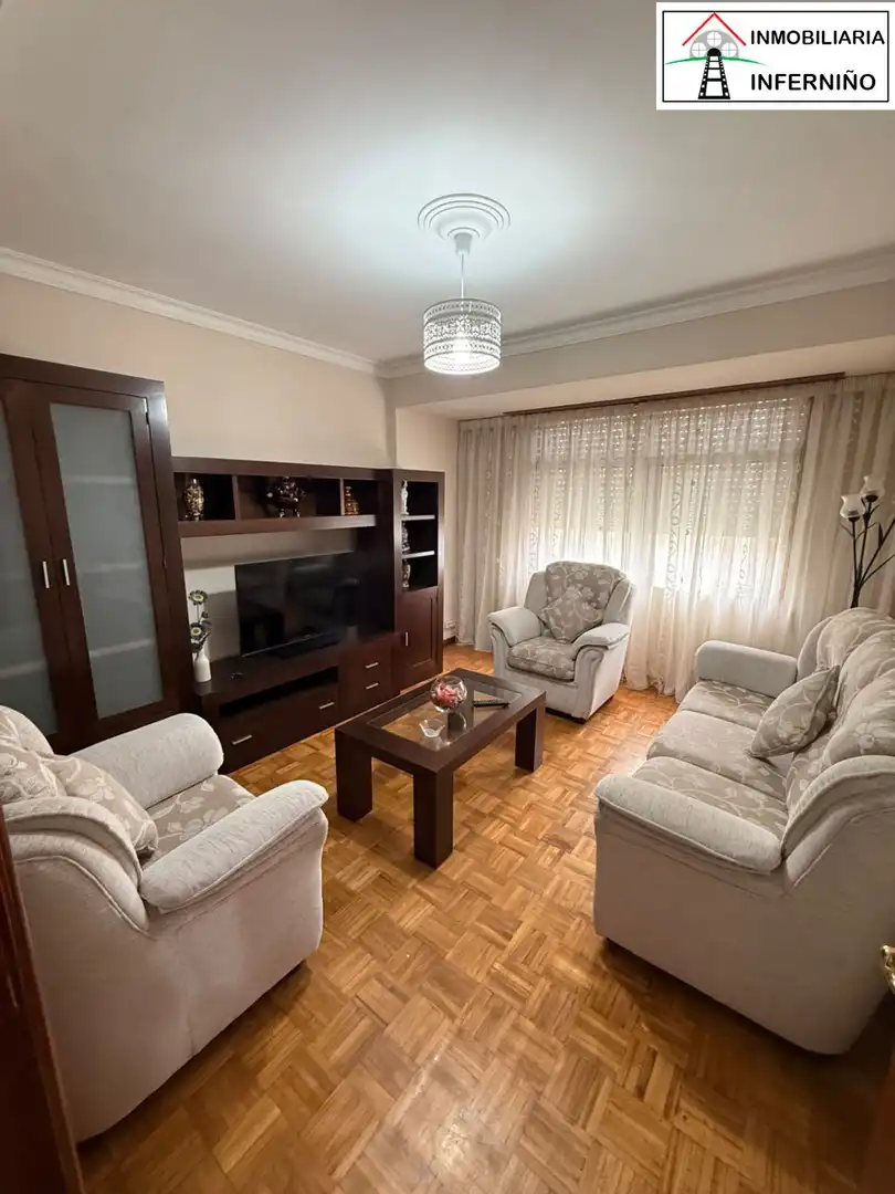 Living room of Flat for rent in Ferrol  with Terrace