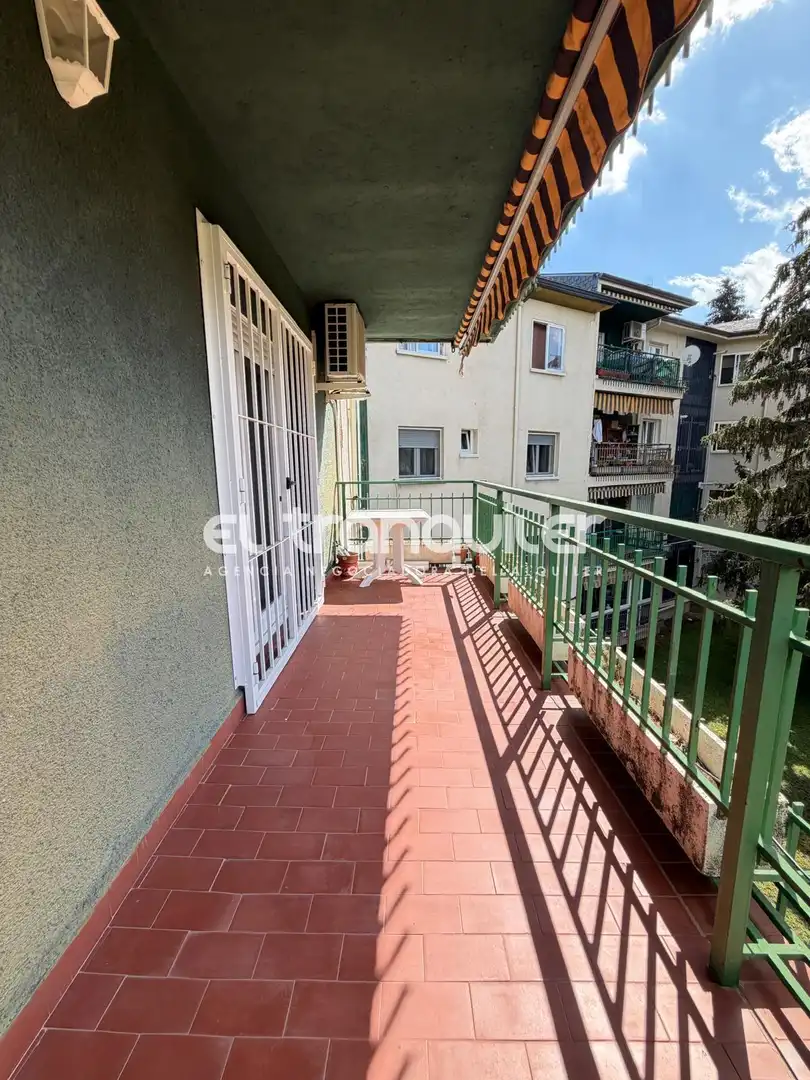 Terrasse von Wohnung zur Miete in Collado Villalba mit Klimaanlage, Terrasse und Schwimmbad