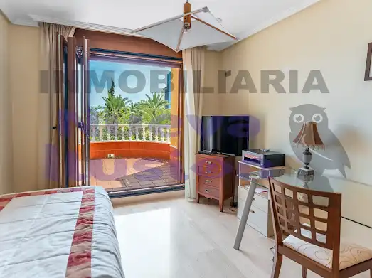 Bedroom of Houses for sale in Roquetas de Mar  with Air Conditioner, Heating and Private garden