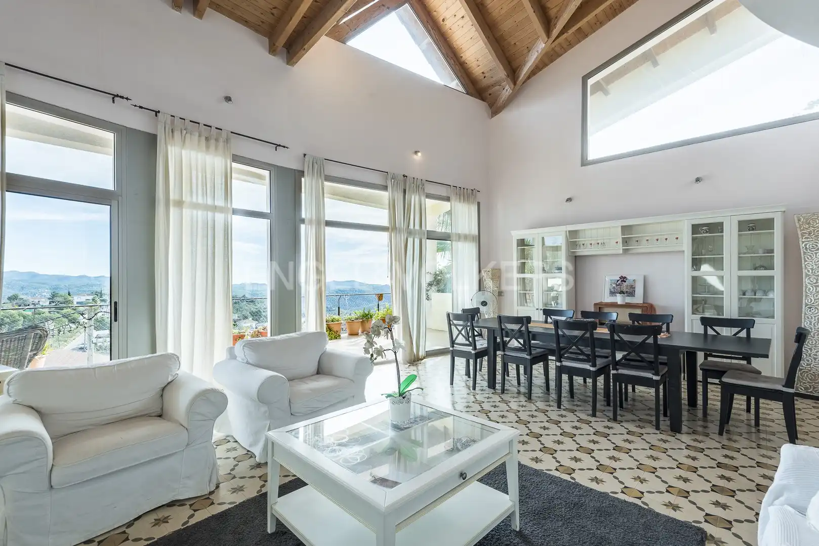 Sala de estar de Casa o chalet de alquiler en Olivella con Aire acondicionado, Calefacción y Jardín privado