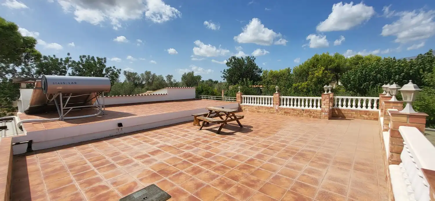 Terraza de Casa o chalet en venta en Roquetes con Aire acondicionado, Calefacción y Jardín privado