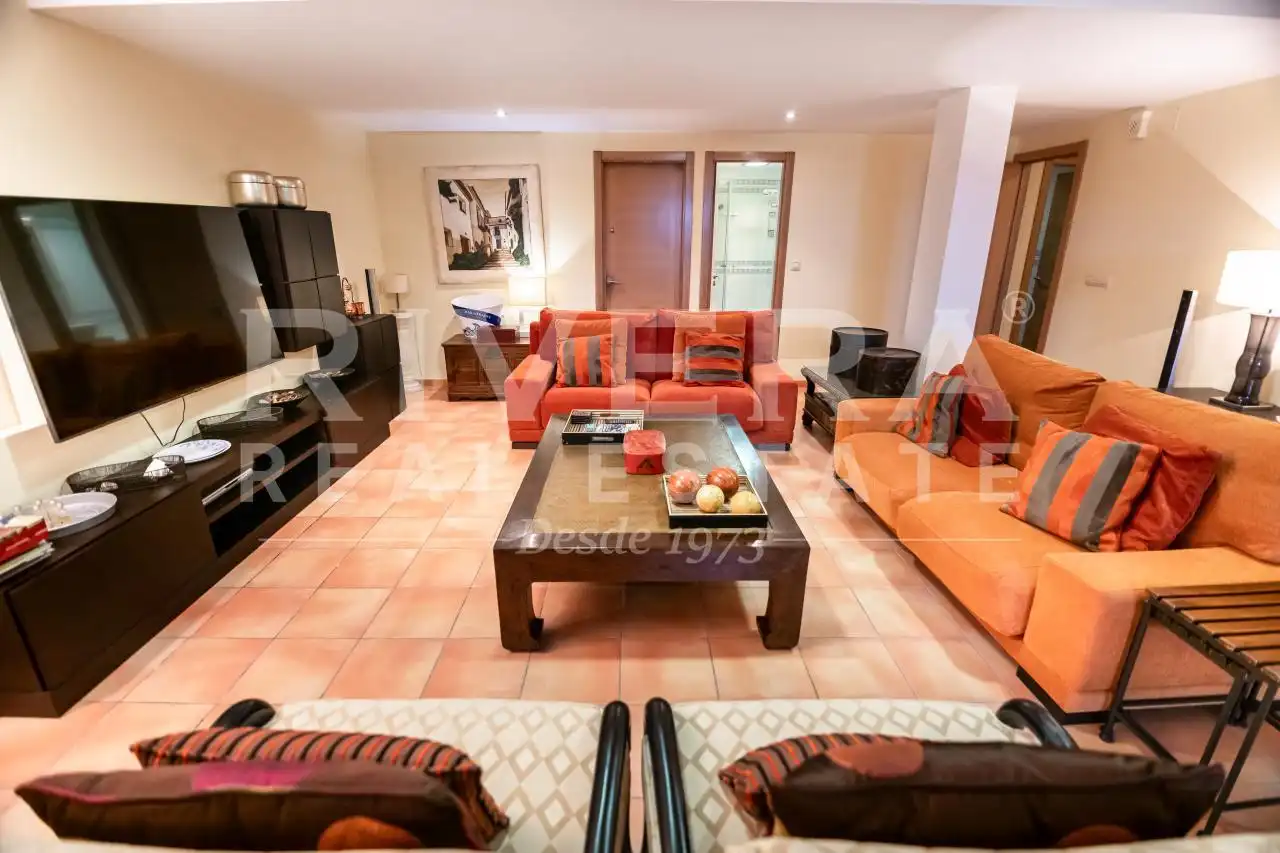 Living room of Detached homes for sale in Sanxenxo  with Heating, Private garden and Terrace