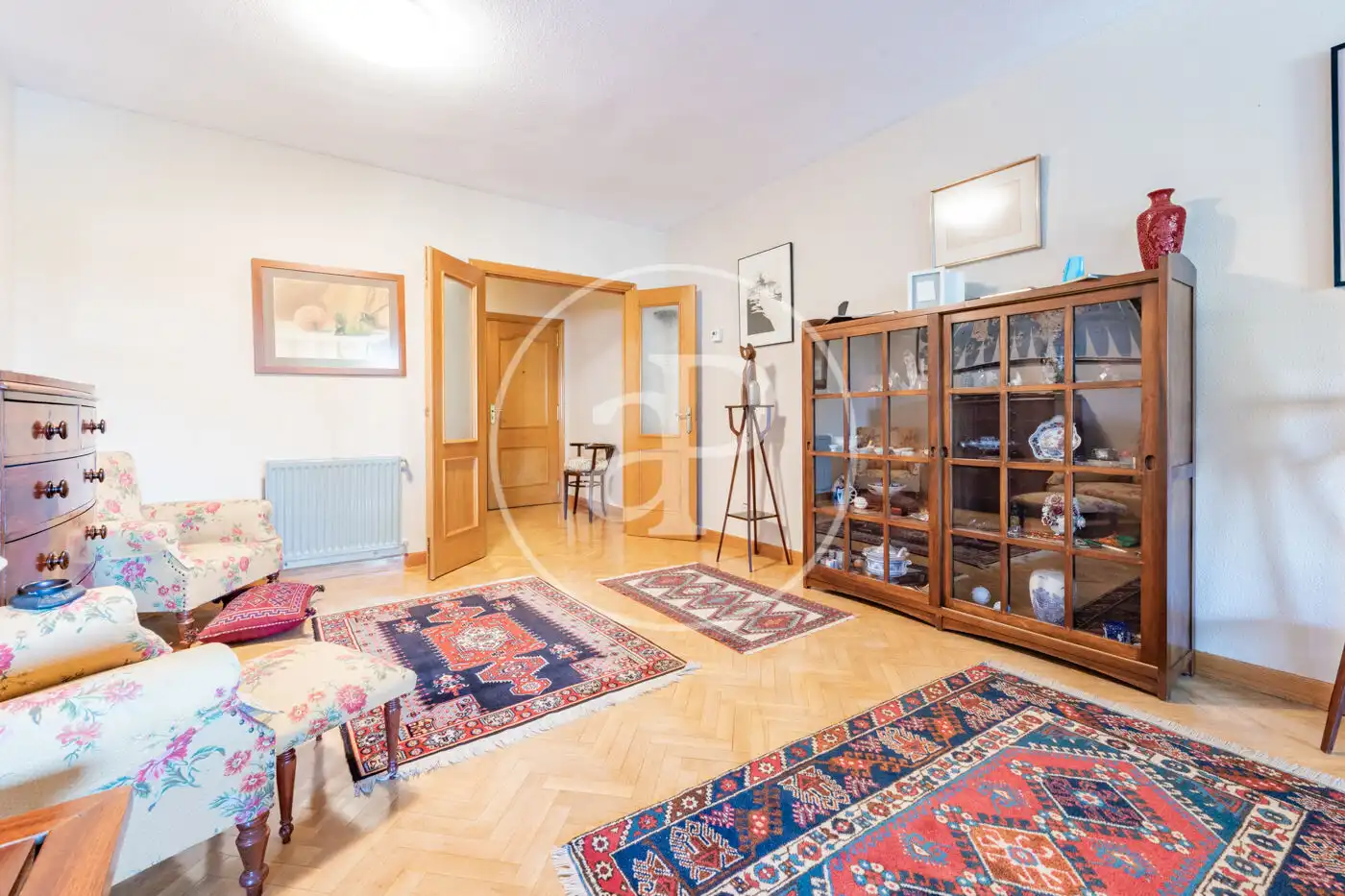 Living room of Flat for sale in Madrid  with Heating, Terrace and Storage room