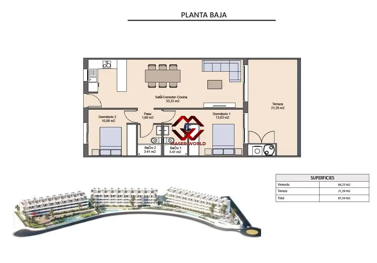 Erdgeschosswohnung mit Pool zum Verkauf in Balcón de Finestrat - Terra Marina, imagen 35