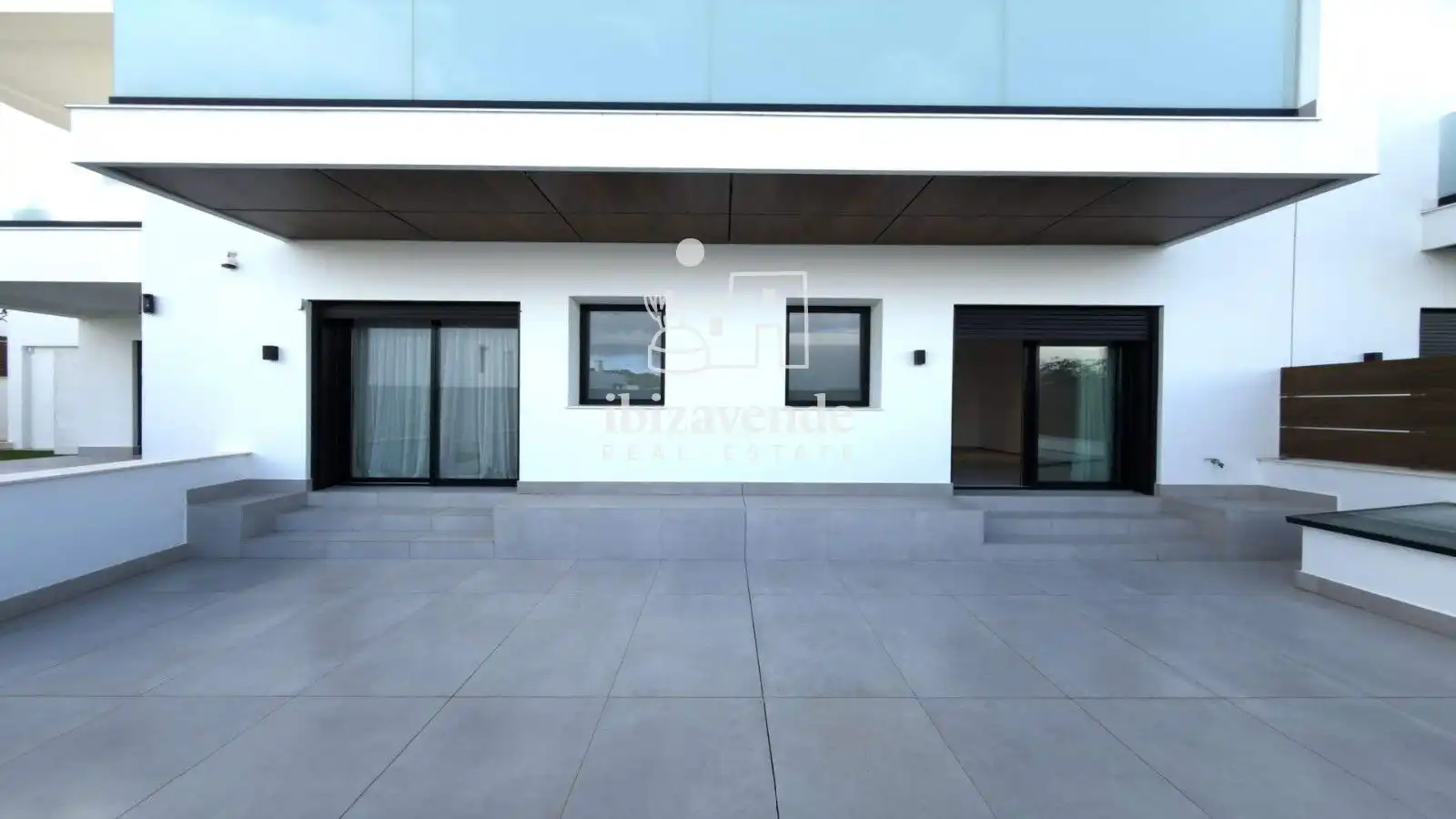 Terrassa de Casa o xalet en venda en Santa Eulària des Riu amb Aire condicionat, Calefacció i Piscina