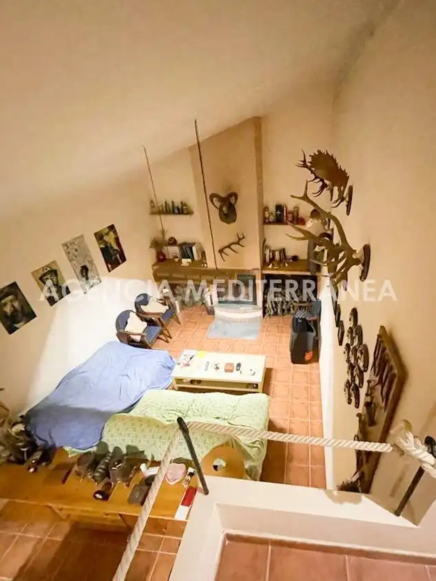 Sala d'estar de Finca rústica en venda en Almansa amb Calefacció, Jardí privat i Terrassa