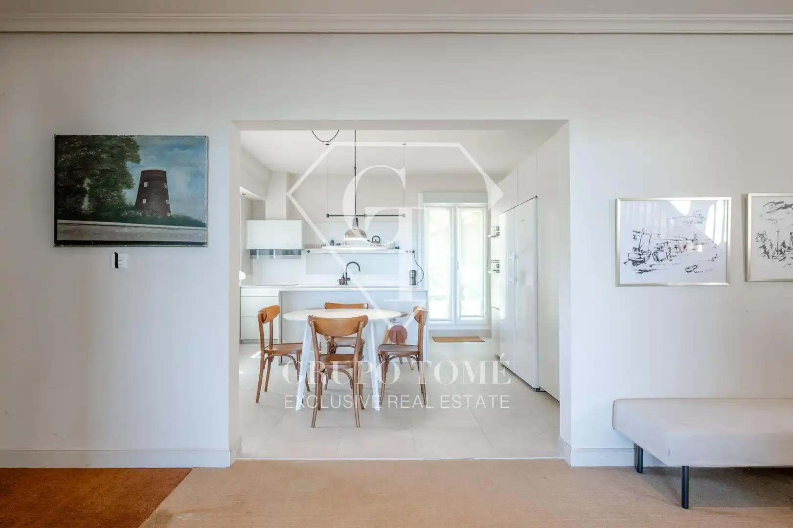 Comedor de Casa adosada en venta en Mutriku con Jardín privado, Terraza y Amueblado