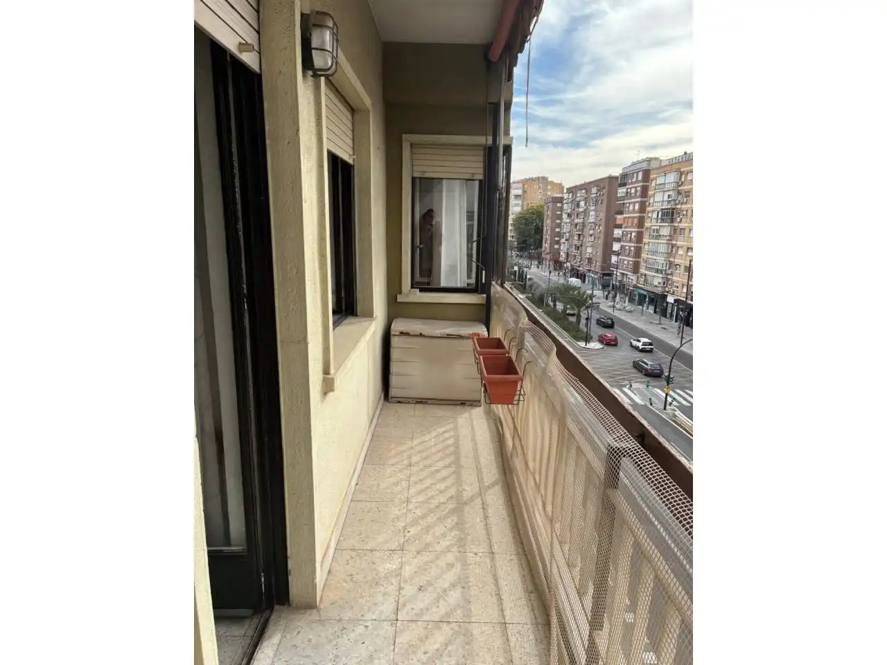 Vista exterior de Piso en venta en Murcia con Aire acondicionado y Balcón