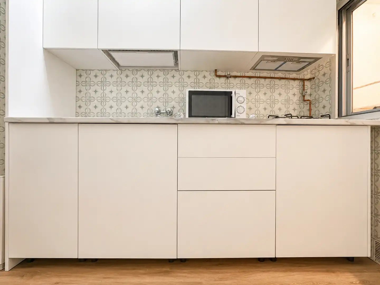 Kitchen of Flat for rent in Hoyo de Manzanares  with Furnished and Community pool