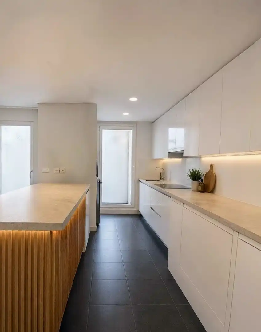 Kitchen of Flat for sale in Madrid  with Air Conditioner, Heating and Private garden