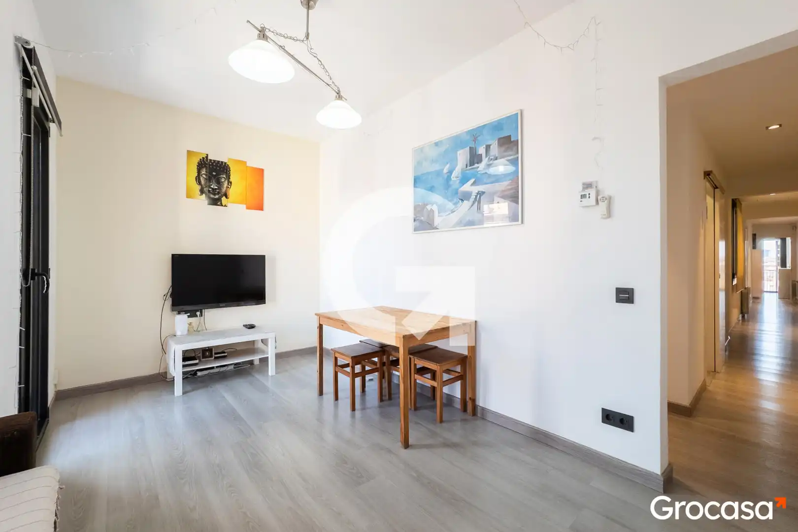Sala de estar de Piso en venta en Barcelona con Calefacción, Amueblado y Horno