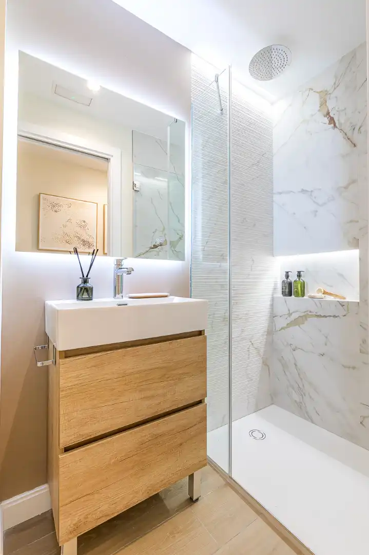 Bathroom of Houses for rent in Madrid  with Air Conditioner, Heating and Furnished