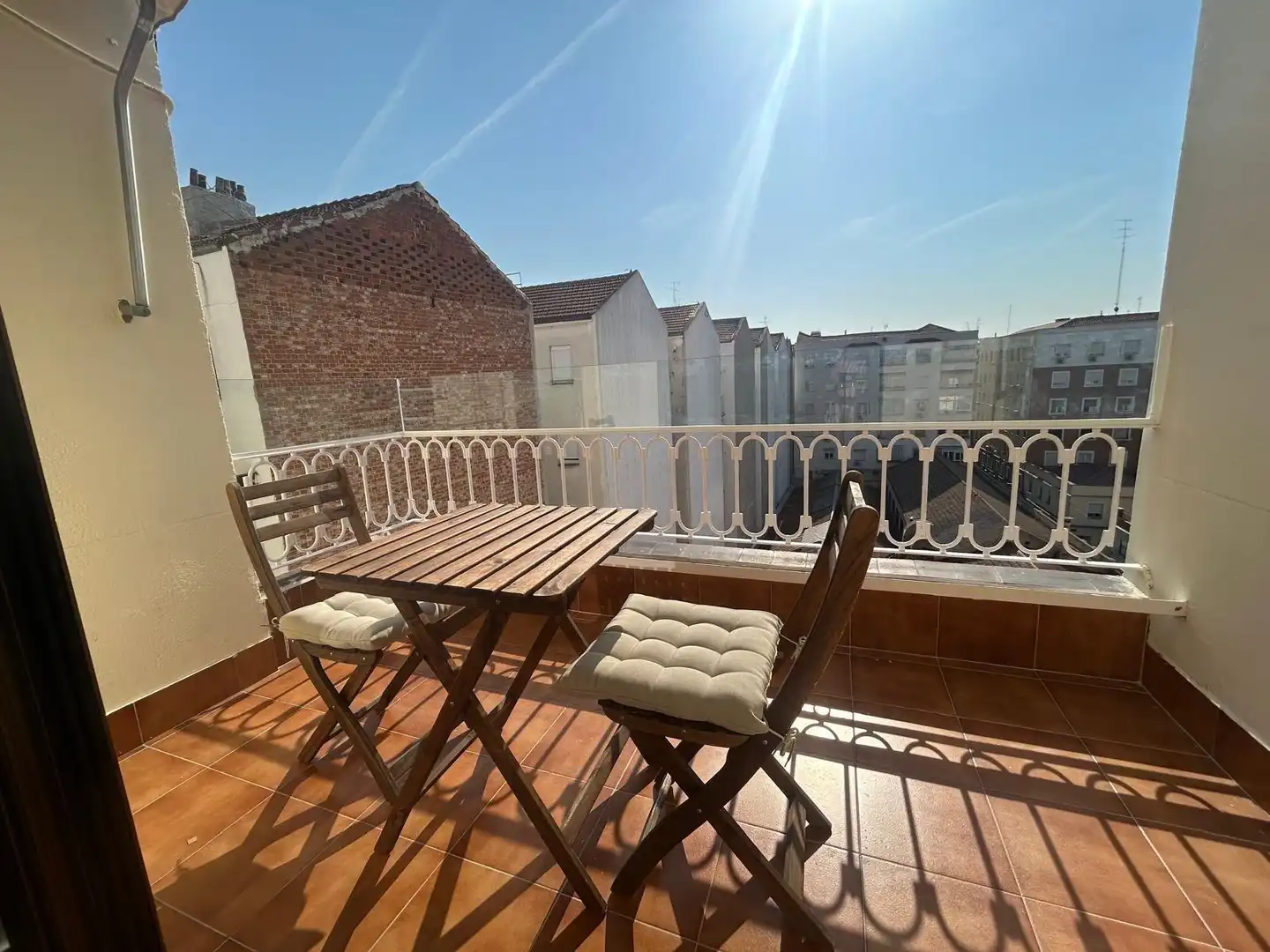 Balcony of Flat for rent in Madrid  with Air Conditioner, Heating and Terrace
